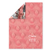 Personalized Minky Patchwork Blanket - Coral